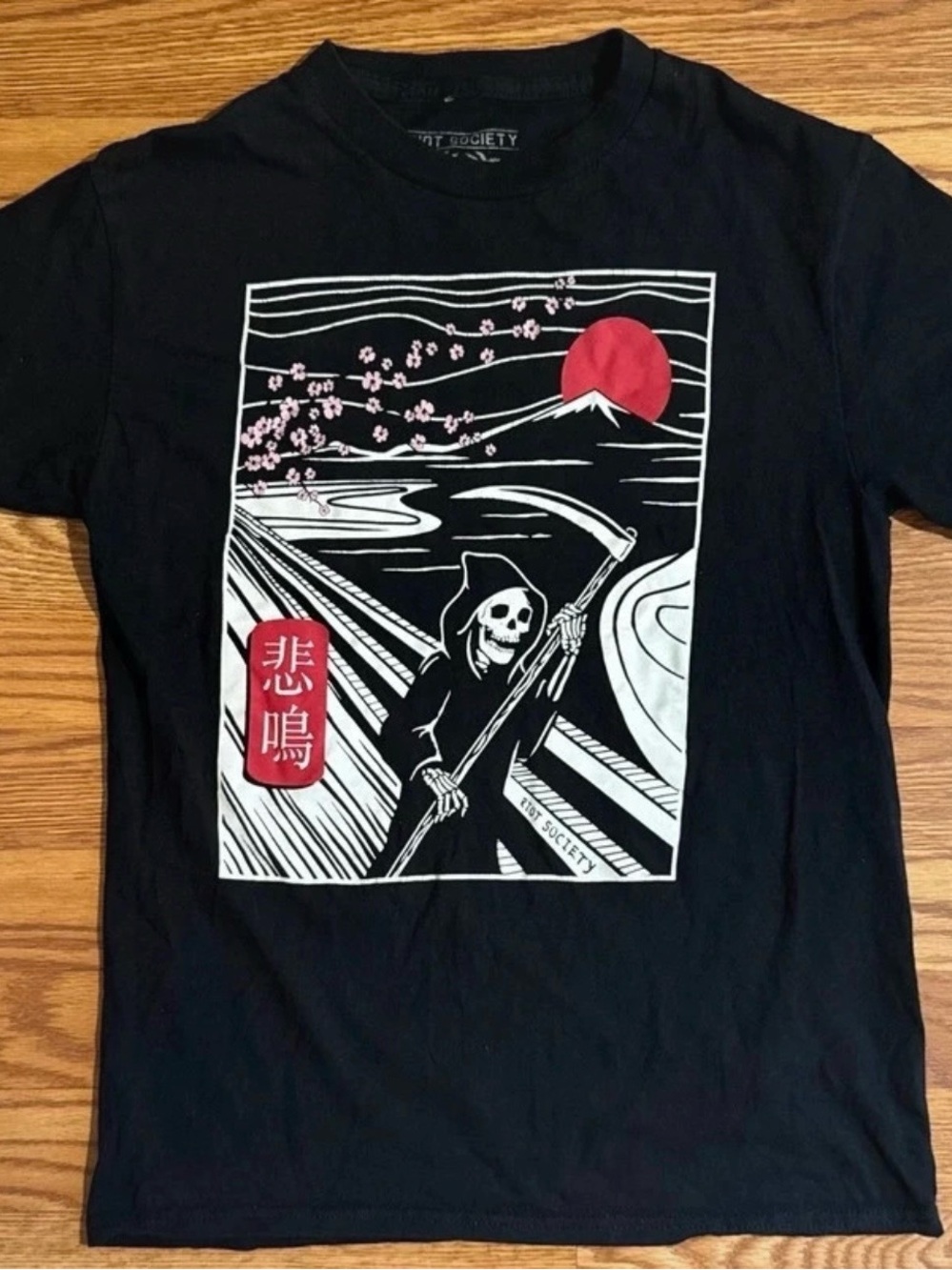 Riot Society Grim Reaper Scream Graphic T-Shirt